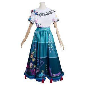 Adult Women Girls Mirabel Cosplay Costume Dress Outfits